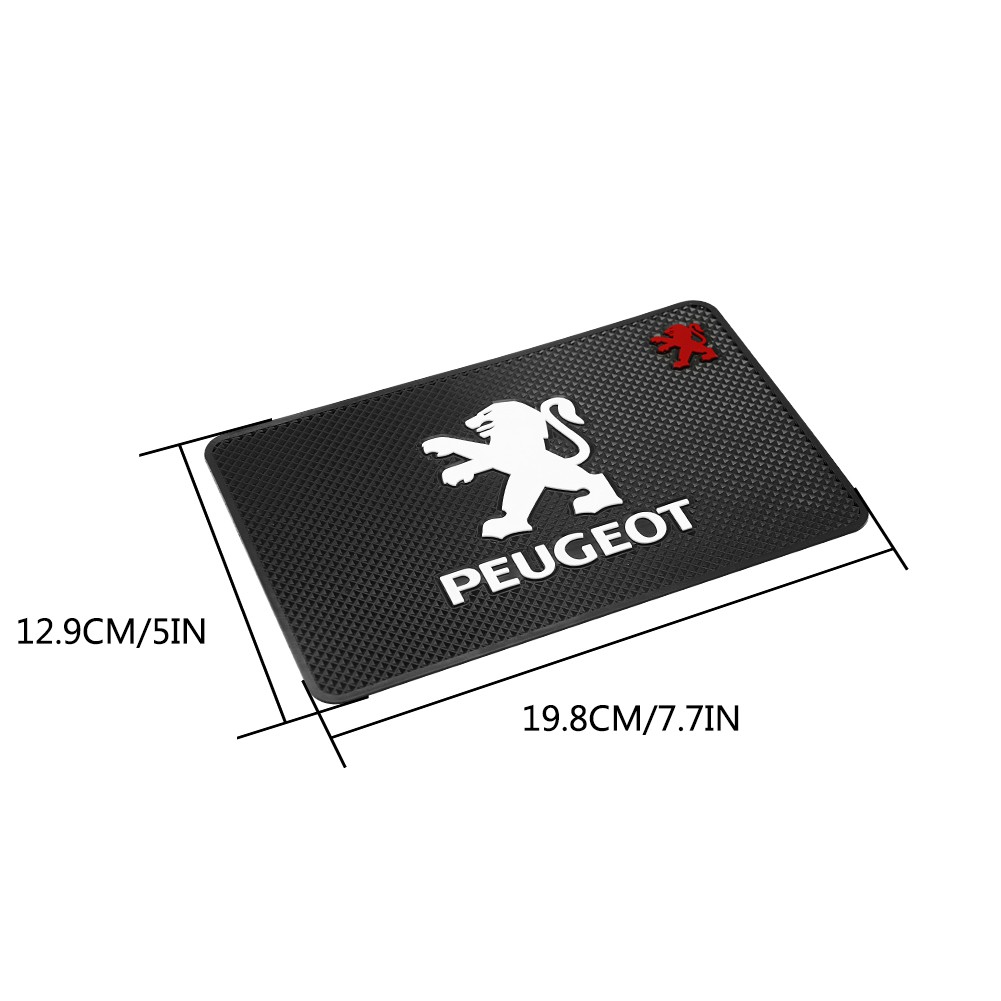 Non-slip Mat Dashboard Mobil Tikar Lengket untuk Peugeot Logo Peugeot 4008 Rcz 5008206207307308408 3008508