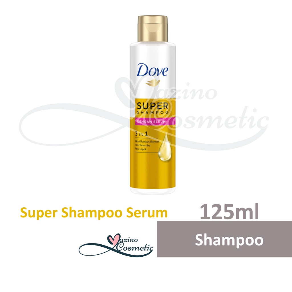 Dove 3 In 1 Super Shampoo Serum 125ml