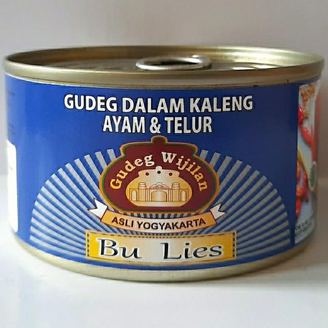 

[COD] Gudeg Kaleng Ayam Telur Wijilan Bu Lies Kemasan Kecil - 200Gram [COD]