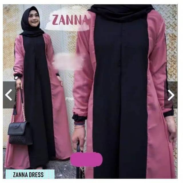 Zanna Maxy pakaian wanita baju gamis fashion muslim dress