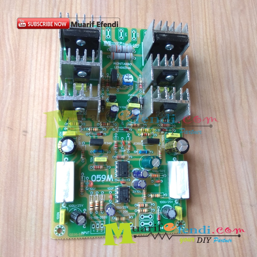 KIT POWER AMPLIFIER MONTARBO LENGKENG CLONE ITALY 059M