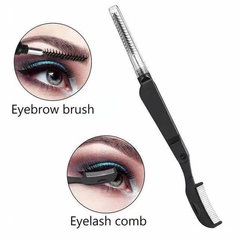 [Folding False Eyelash Brush] [Eyebrow Professional Brushes] [Beauty Makeup Tools]