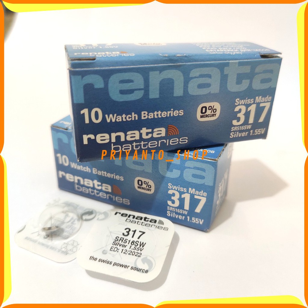 BATTERY BATERA BATRE RENATA SR516SW SR516 SR 516 SW 317 ORIGINAL