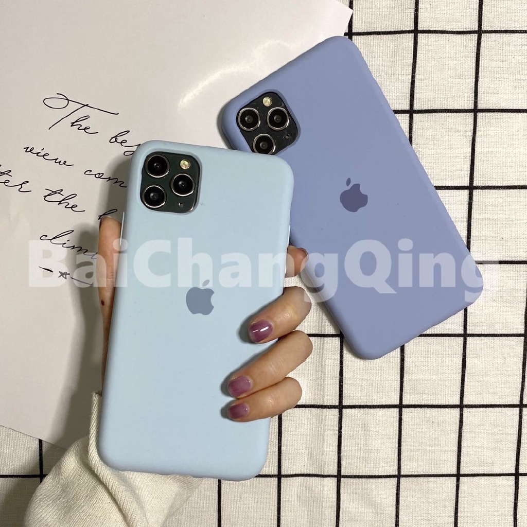 Casing Case Motif Langit Biru/Hijau/Biru/Ice Sea/Lilac Untuk Iphone 11 Pro Max 6 6s 7 8 Plus Xr Xs Max