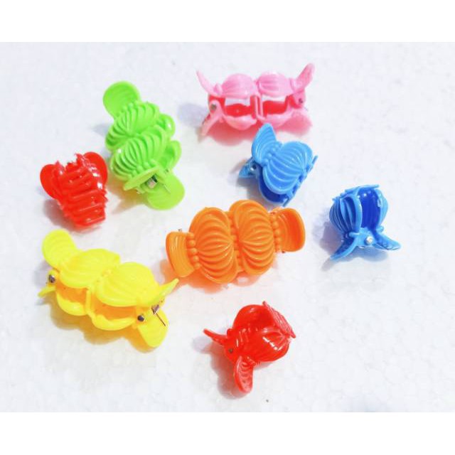 grosir  Jepit salon mini motif murah isi 12 pcs