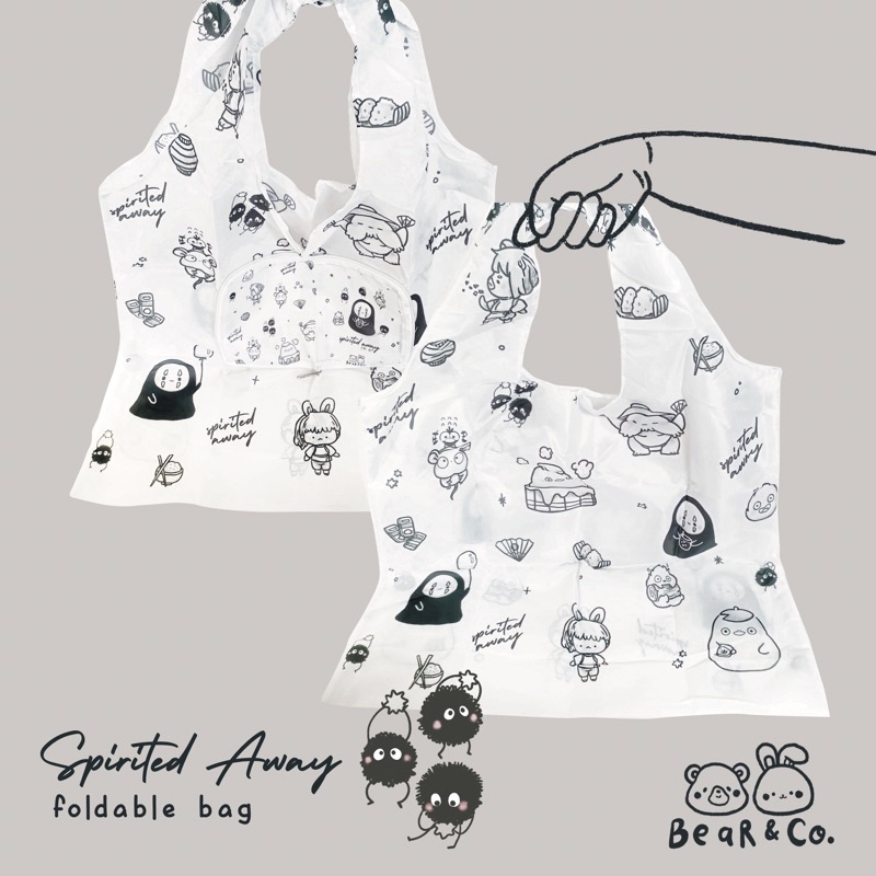 foldable bag spirited away