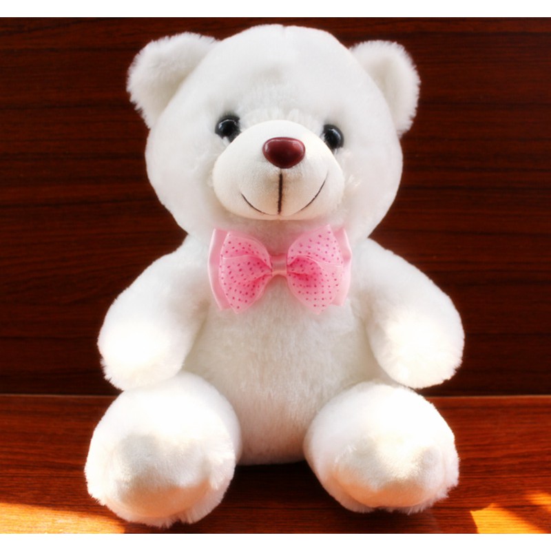 WE BONEKA BERUANG LAMPU LED SUARA I LOVE U / HAPPY BIRTHDAY COCOK UNTUK HADIAH