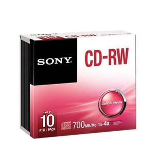 Sony CD-RW 700MB Case 10