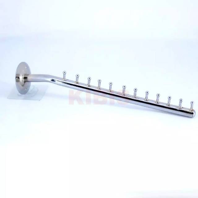 Stand hanger suling 12 titik gantungan baju stand baju toko