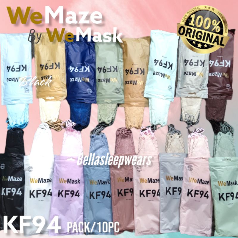 WEMASK WEMAZE  KF94 10 PC - MASKER PREMIUM KF94 WEMASK 4PLY MEDICAL GRADE