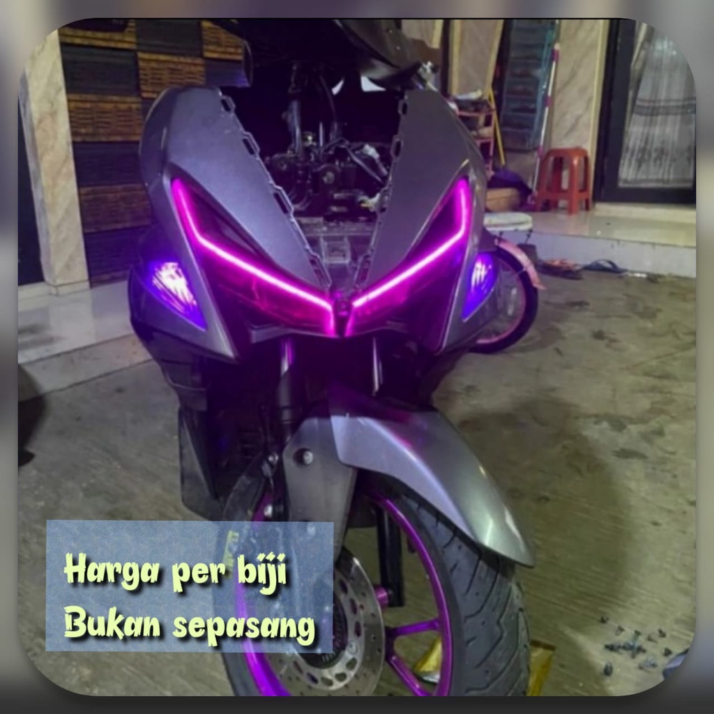 LAMPU  ALIS LED 15cm dan 30CM (NYALA DIAM, BUKAN RUNNING) MOTOR DAN MOBIL NEON BUKAN BINTIK