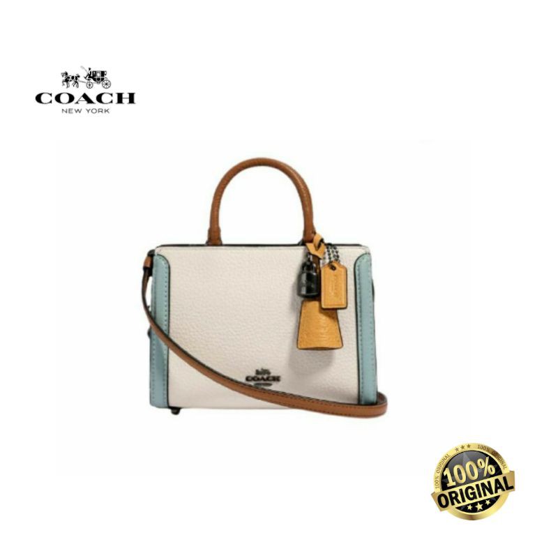 Jual Coach Micro Zoe Crossbody Bag In Colorblock Original 100 Shopee