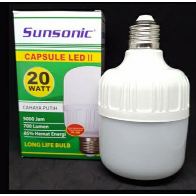 Lampu Plafon Bohlam Bulb LED 20W 20 Watt