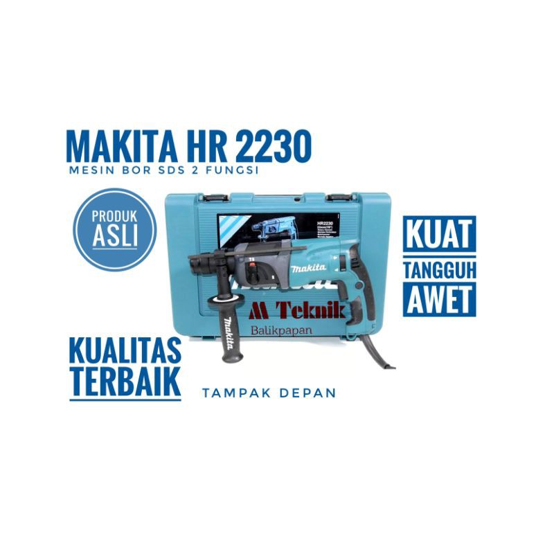 Mesin Bor Sds Plus Makita Hr 2230 Rotary Hammer Drill Bobok Hr2230 Shopee Indonesia