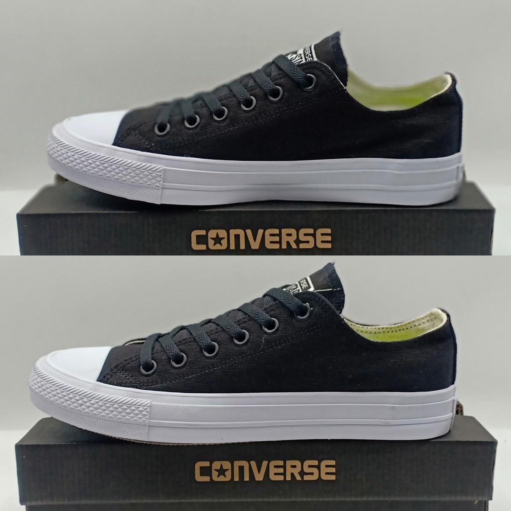 Sepatu Pria Wanita Converse All star Hitam Putih Pendek