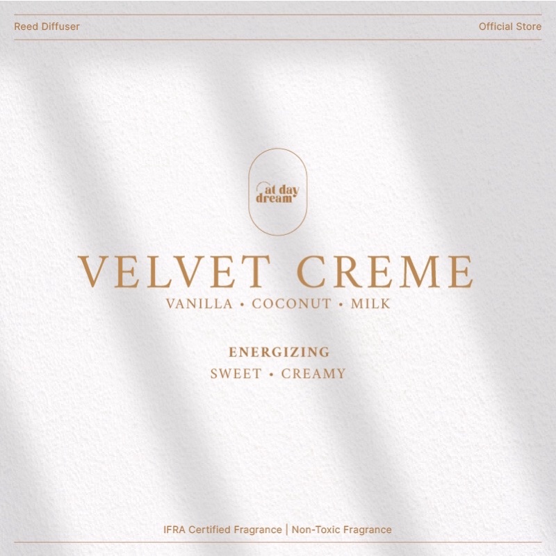 Reed Diffuser 100ml Hardbox - at daydream-Velvet Creme