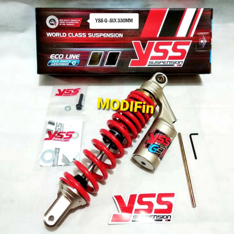Shock Tabung VARIO 125 150 SCOOPY New BEAT MIO LEXI FREEGO GENIO ShockBreaker Original YSS 330 mm