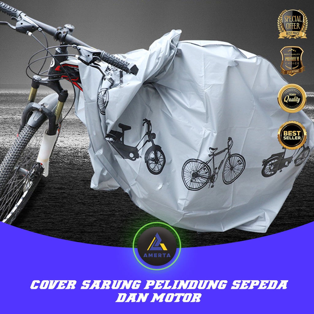 Cover Sarung Pelindung Sepeda dan Motor Matic