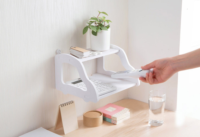 Rak dinding Desktop storage Rak dinding Rak vintage Wifi