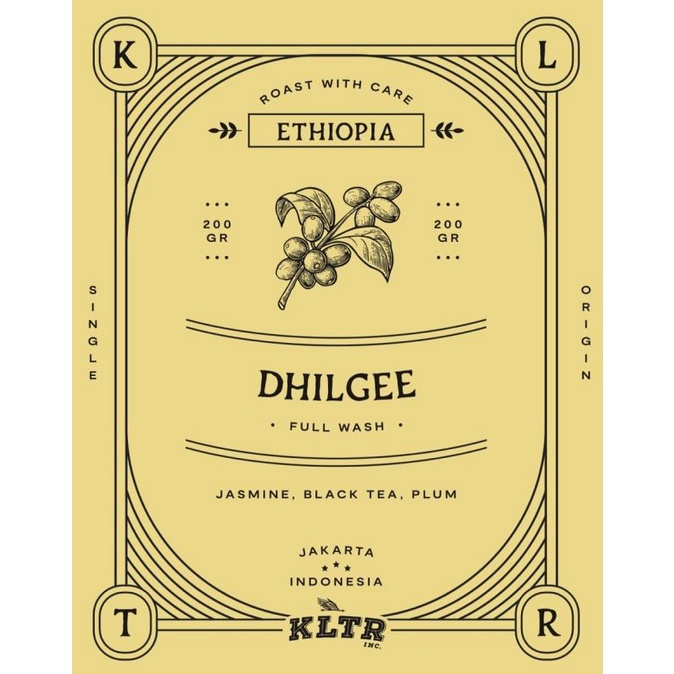 

Ethiopia Dhilgee Raro Full Wash - Filter 200 G