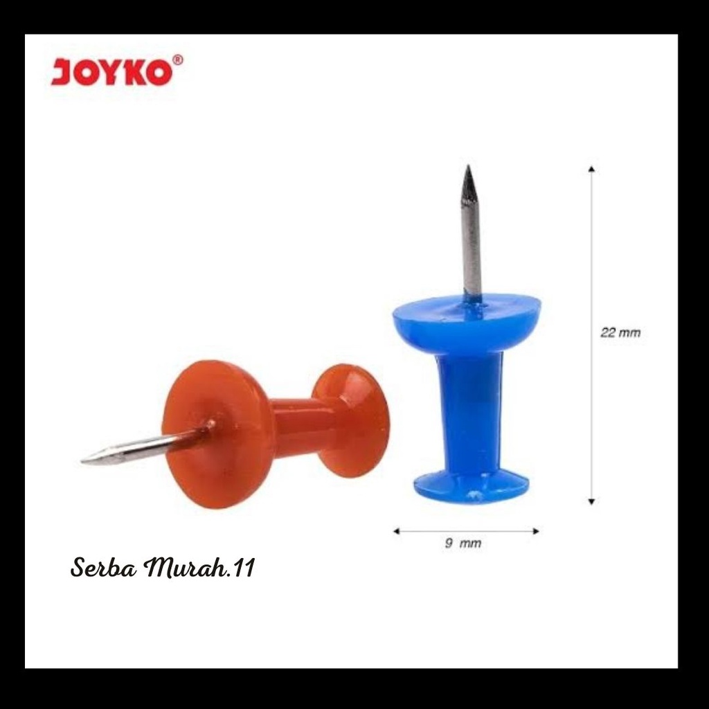 

PUSH PINS / PAKU PIN WARNA MURAH (HARGA PER PCS)