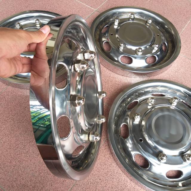 Wheeldop truk engkel stenlis r15 model alcoa