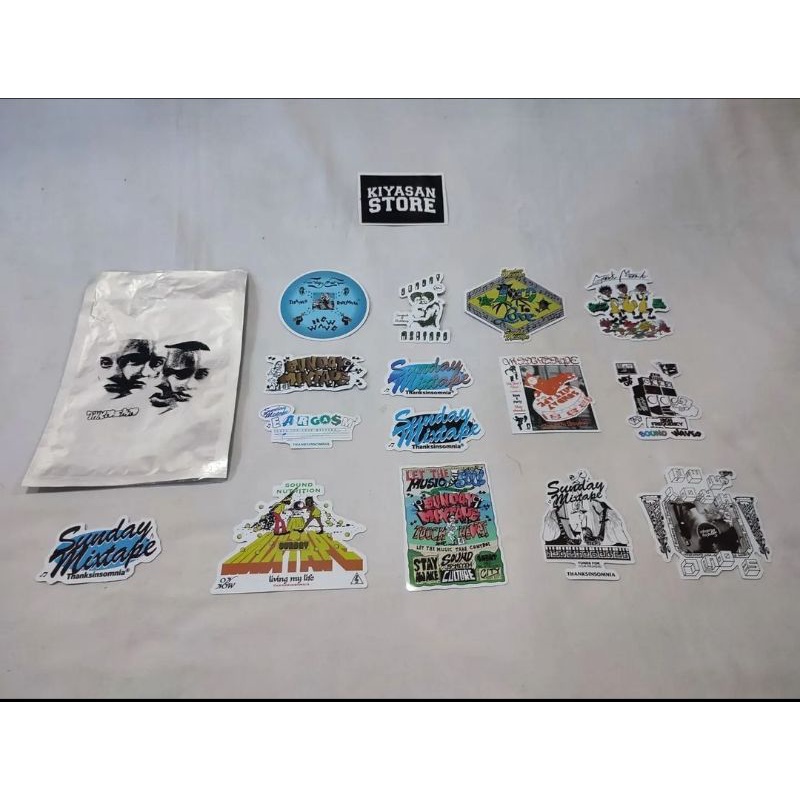 Stickers Pack Sunday Mixtape Thanksinsomnia Stiker Thanksinsomnia Original Sticker Thanksinsomnia Of