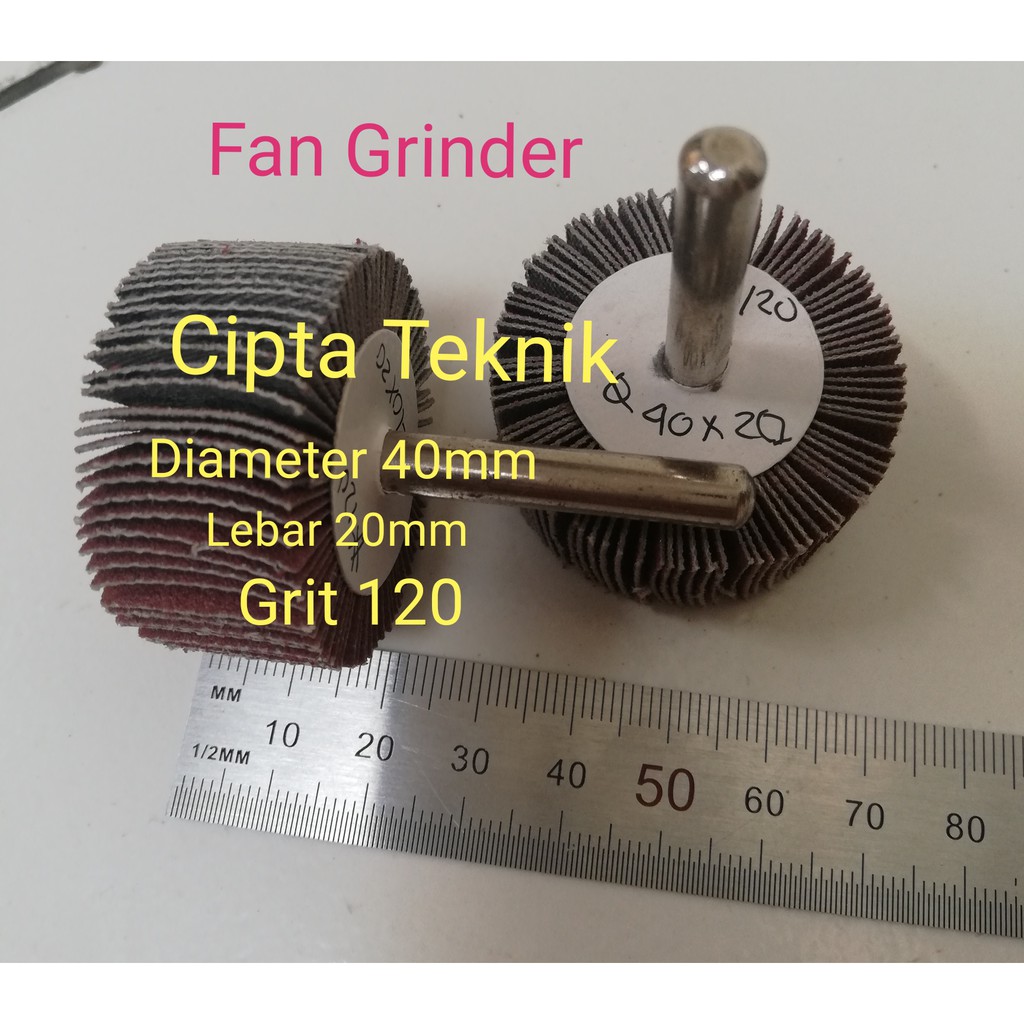 Fan Grinder 40x20 grit 120 -Amplas Kipas | Shopee Indonesia