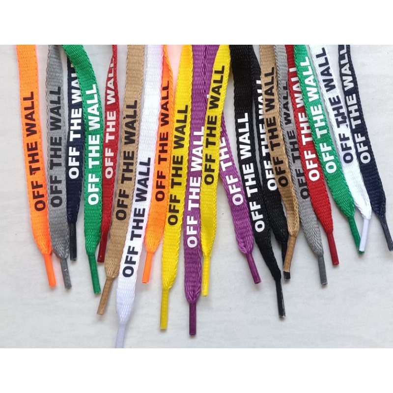 Shoelaces / Tali Sepatu 110cm Motif Tulisan Premium Quality