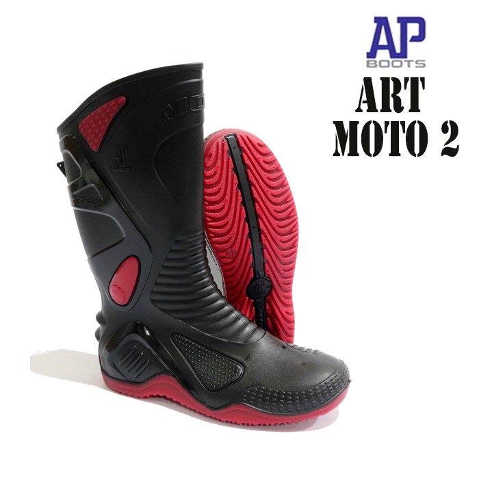 SEPATU BOOTS KARET AP MOTO 2 SIZW 38-45 / SEPATU BOOT KARET TERMURAH