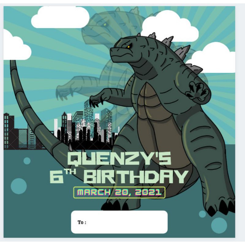 Custom Birthday Card / Kartu Ucapan