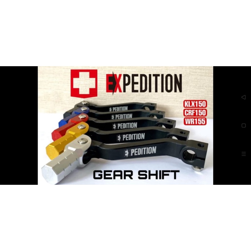 PEDAL OPERAN GIGI EXPEDITION CRF KLX WR/GEAR SHIFT CRF KLX WR155 EXPEDITION