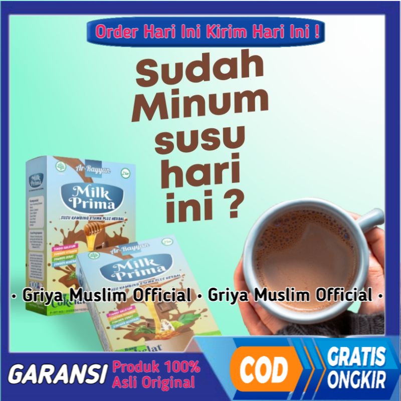 

COD Susu Kambing Asli Milk Prima Susu Bergizi Nutrisi Daun Kelor Susu Kambing Plus Herbal Menambah Kalsium Tulang