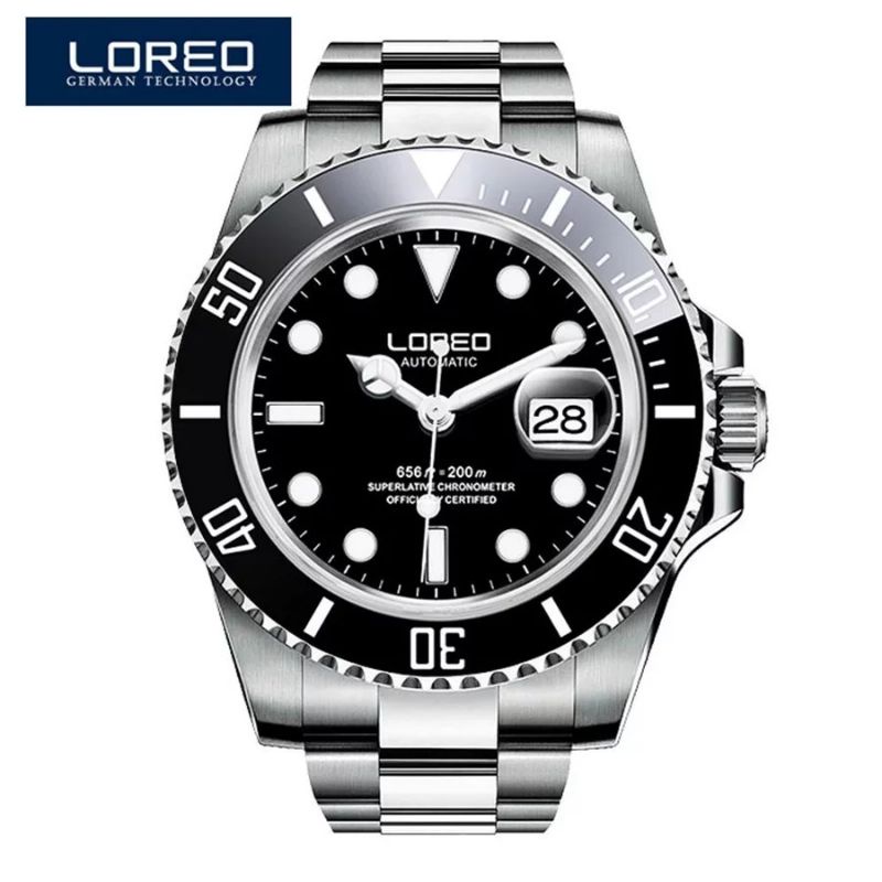 Jam Tangan Homage Submariner Loreo Automatic Original