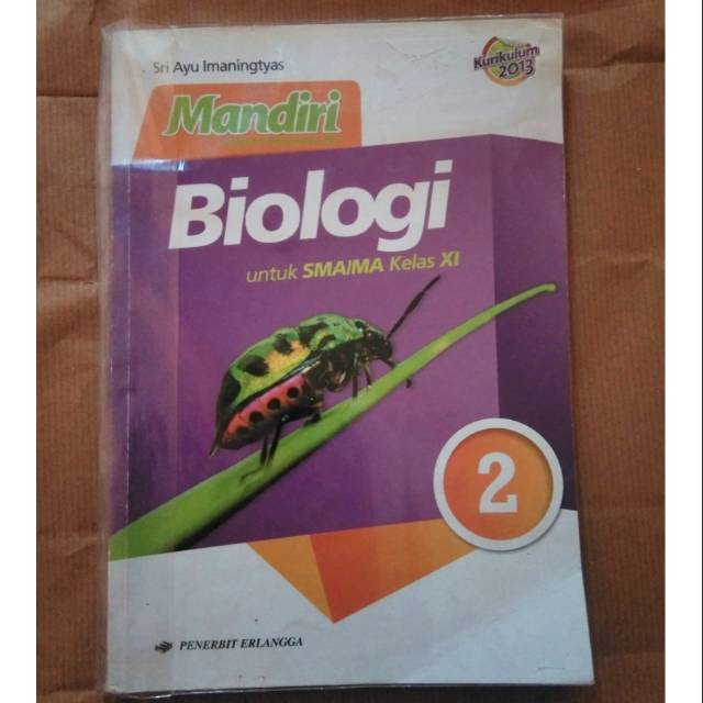 Preloved Buku Mandiri Biologi Erlangga Kelas 11