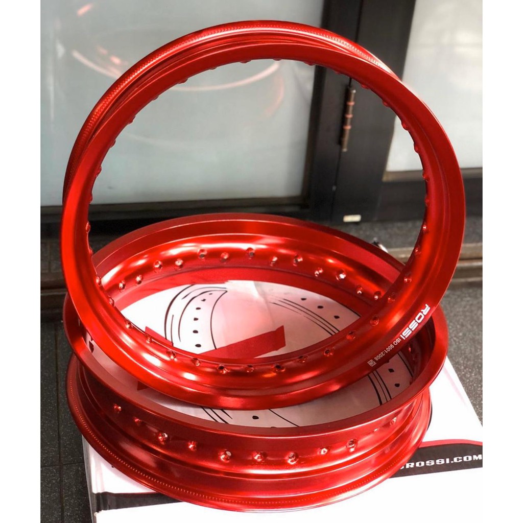 VELG SUPERMOTO ROSSI RING 17 300/350 HOLE 36 - RED