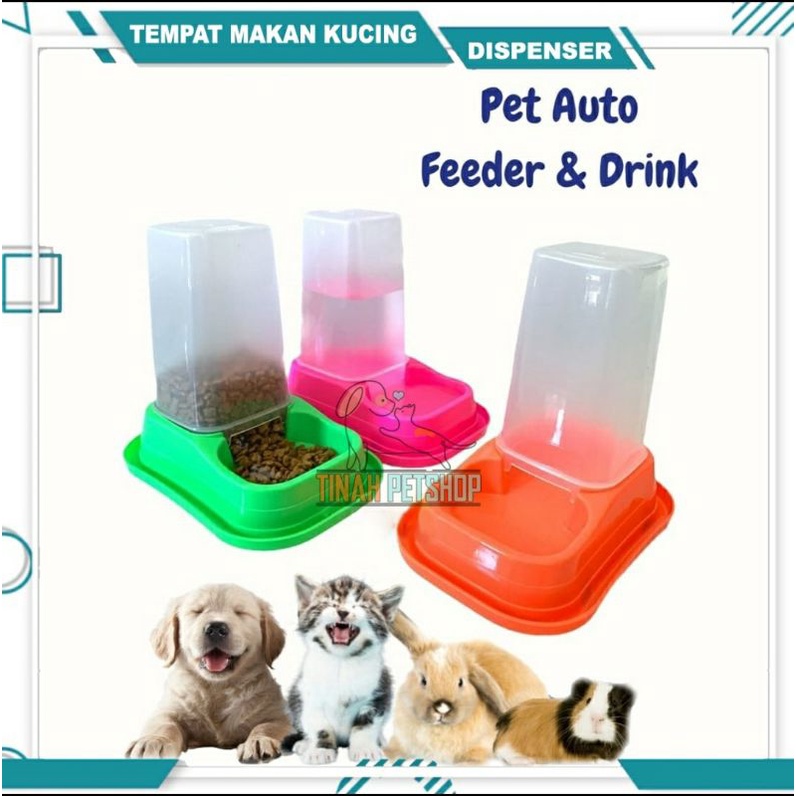 PET DISPENSER MAKANAN MINUMANP ANTI SEMUT | Tempat Makan Minum Hewan Kucing Anjing