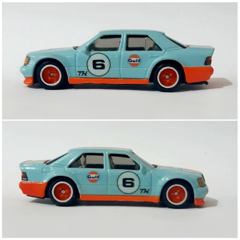 Hotwheels - Mercedes-Benz 500E GULF 6#, Custom Factory