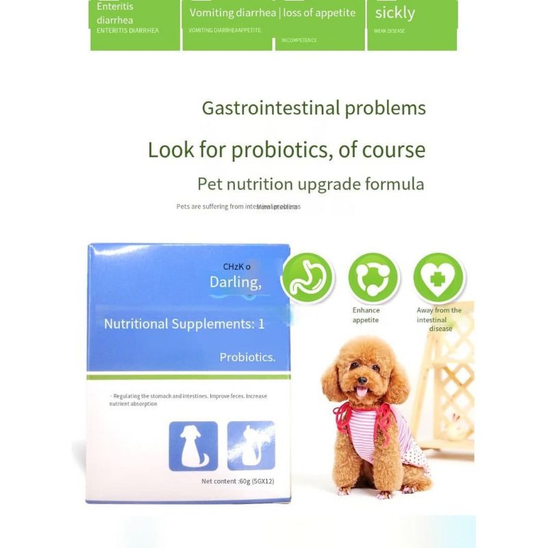 obat anjing diare probiotics zeorfarm
