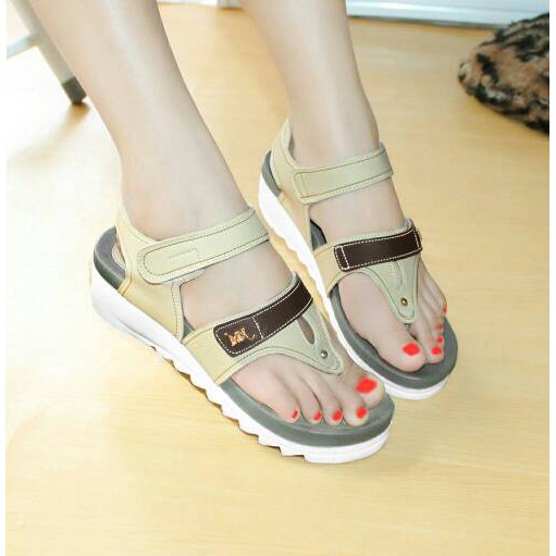 Sepatu Sandal Wanita Platform Jepit Mulan 1450