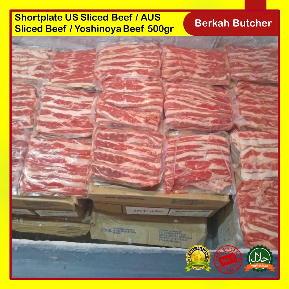 Daging US Sliced Beef / AUS Sliced Beef / Yoshinoya Beef 500gr