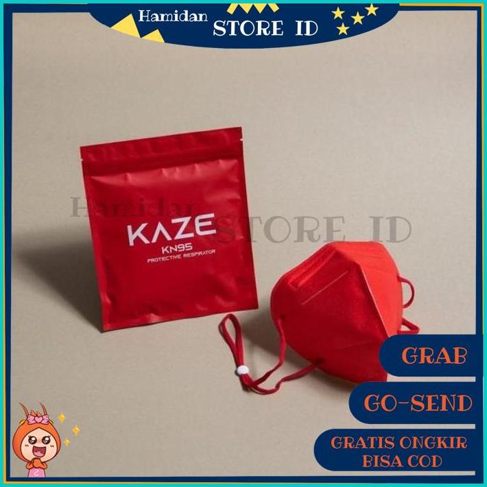 KAZE KN95 Mask Racing Red BERKUALITAS