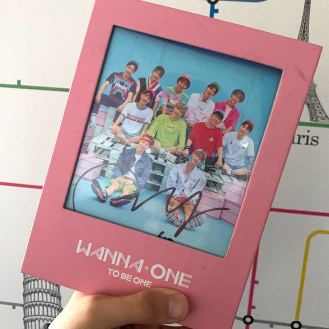 WANNA ONE - 1st ALBUM TO BE ONE SIGNED ALBUM BY ONG SEONGWU | PARK WOOJIN SLEVES [SUPER RARE]