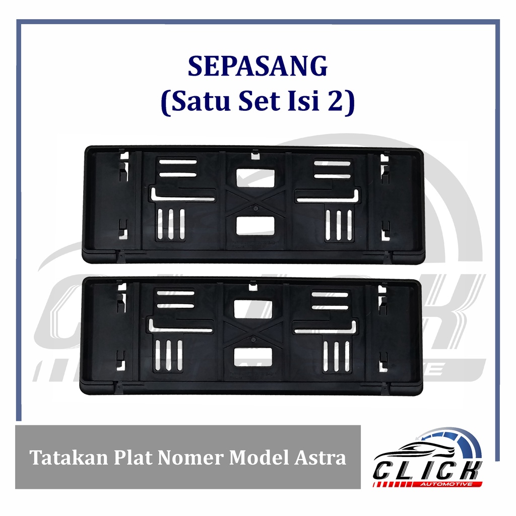 Tatakan Plat Mobil Model Astra / Dudukan Plat Standart Model Carbon