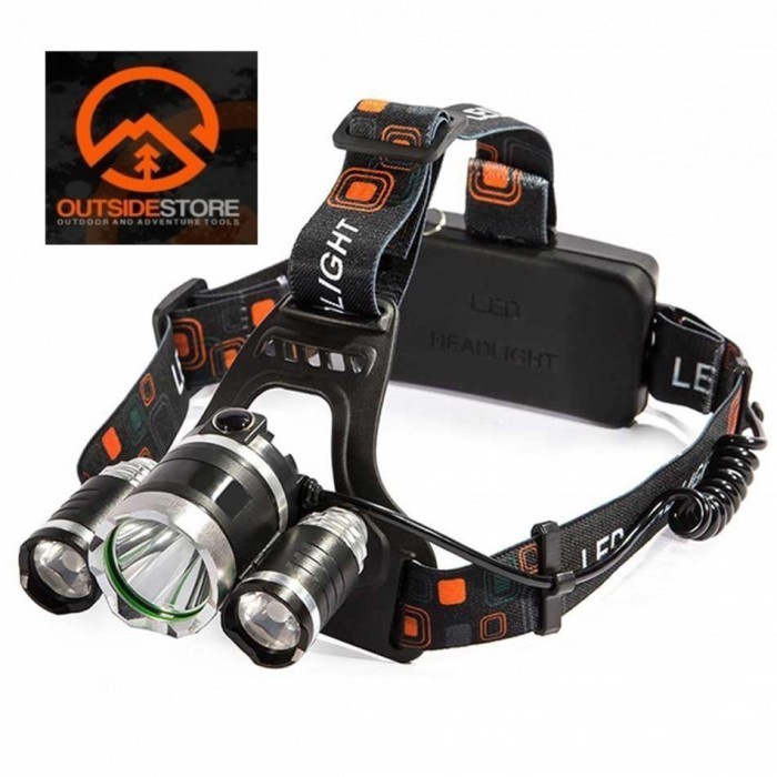 Headlamp Senter Kepala Cree XML T6 XEP LED 10000 Lumens Ares TaffLED