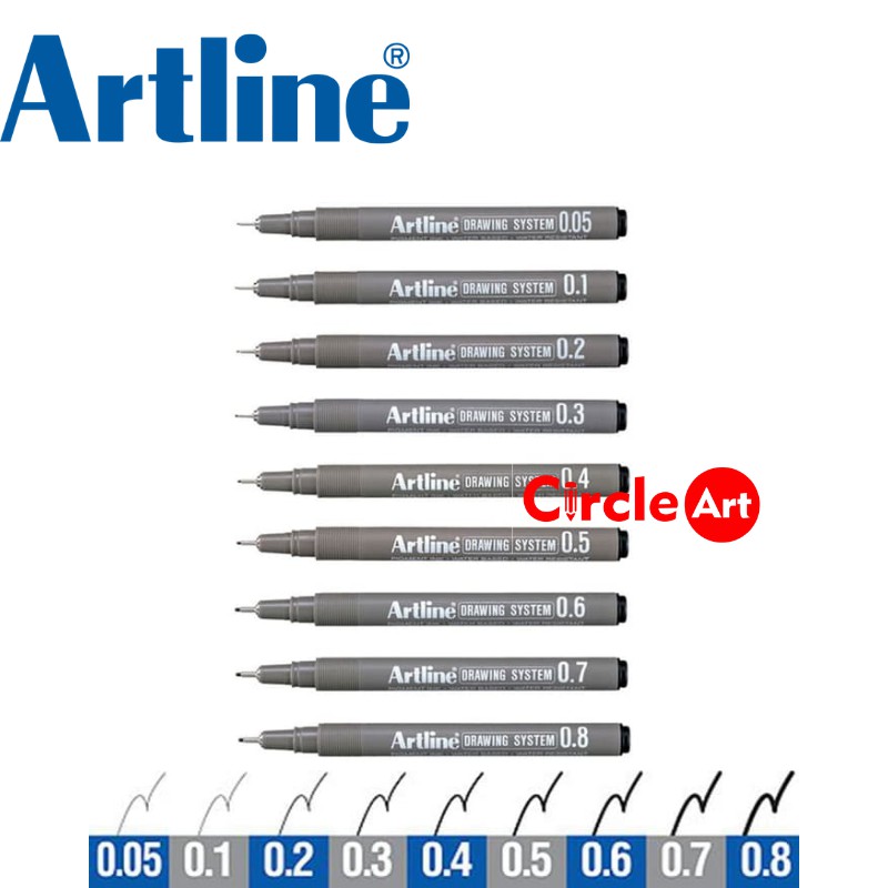 

Artline Drawing Pen / Artline drawing system / pena gambar