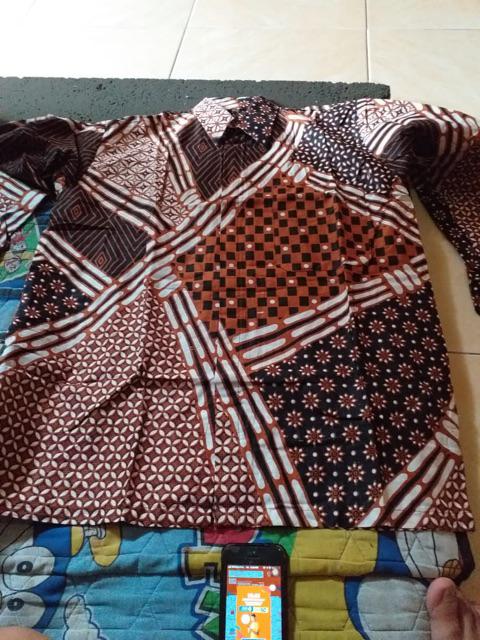 Arjaya Kemeja Batik Pria Ppbtk07 Wsa04 Lengan Panjang /kemejapria/kemejabatik/batikpria/batikmodern
