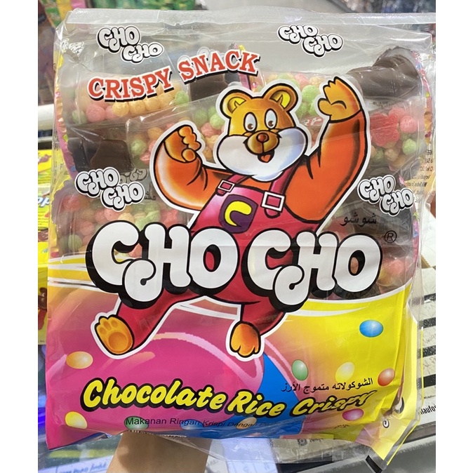 

Cho cho chocolate rice crispy isi 12pcs