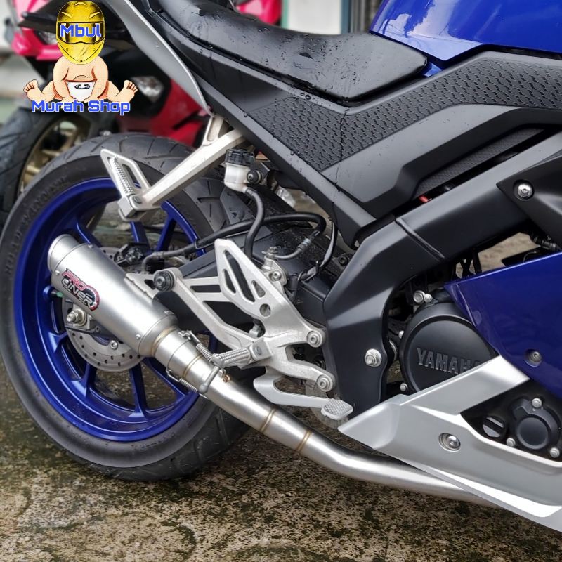 Knalpot proliner tr1 short R15 v3, cbr150r k45n, cbr150r k45g