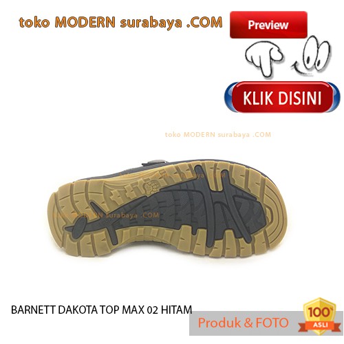 BARNETT DAKOTA TOP MAX 02 HITAM sandal pria sandal selop